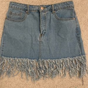 Jean skirt